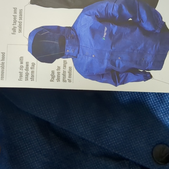 New Frogg Toggs All Sport Rain Jacket Size Medium - Picture 9 of 9